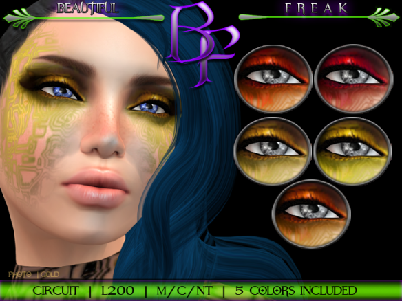 BF Circuit eye makeup template cgory
